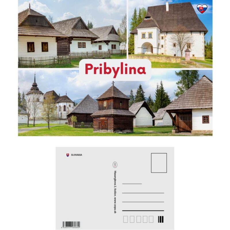 Pribylina 2, pohľadnica,20ks