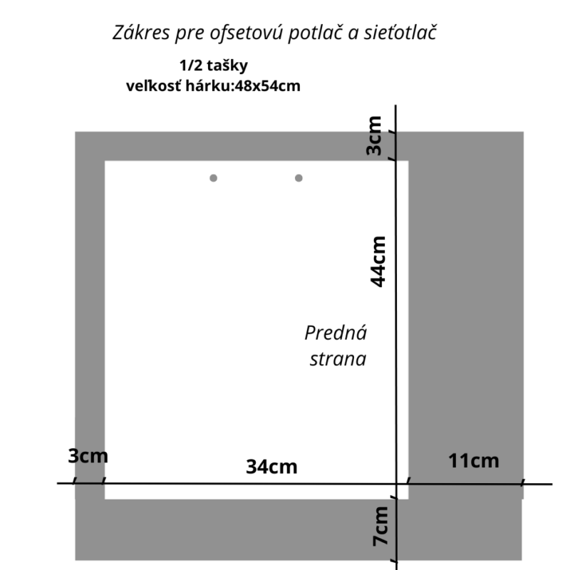 Papierová taška XL, 34x44x12cm - Image 2